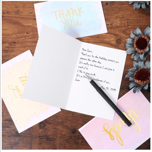 Black & Gold Foil Thank You Cards | Hobby Lobby | 1088004